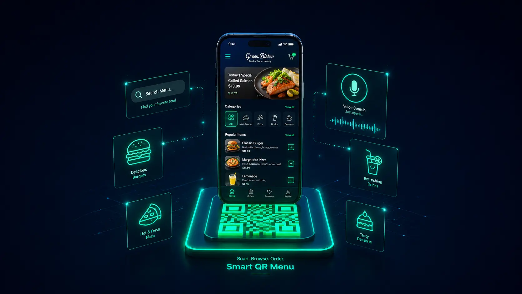 Smart QR Menu